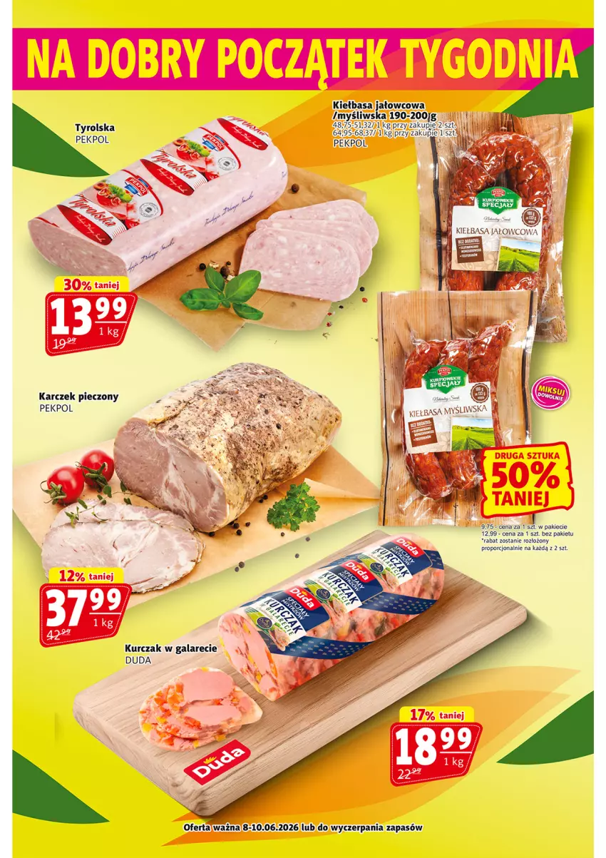 Gazetka promocyjna Prim Market - ważna 05.06 do 10.06.2026 - strona 20 - produkty: Duda, Gala, Kiełbasa, Kurczak, Pekpol, Piec, Por