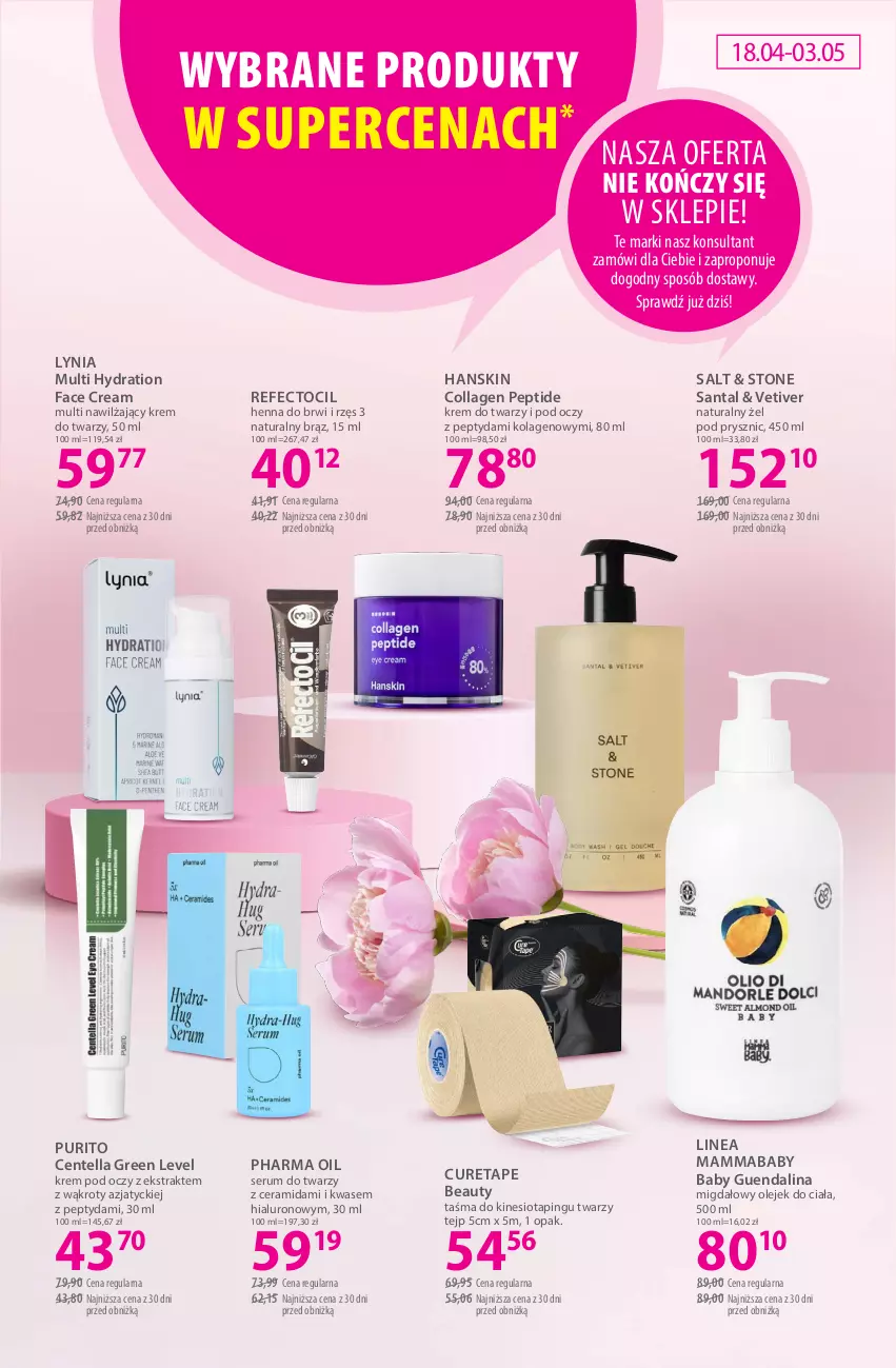 Gazetka promocyjna Hebe - Gazetka - ważna 18.04 do 03.05.2026 - strona 21 - produkty: Fa, Kolagen, Krem do twarzy, Krem pod oczy, Olej, Olejek do ciała, Pur, Rum, Ser, Serum, Serum do twarzy