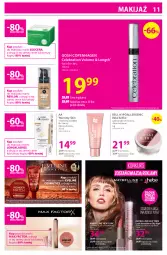 Gazetka promocyjna Hebe - Gazetka - Gazetka - ważna od 03.05 do 03.05.2026 - strona 11 - produkty: Makijaż, Podkład do twarzy, Eveline, Bell, Sati, Maybelline, Tusz, Lack, Puder do twarzy, Puder, Max Factor, Gosh, Bell HypoAllergenic, Podkład, Revlon, Fa