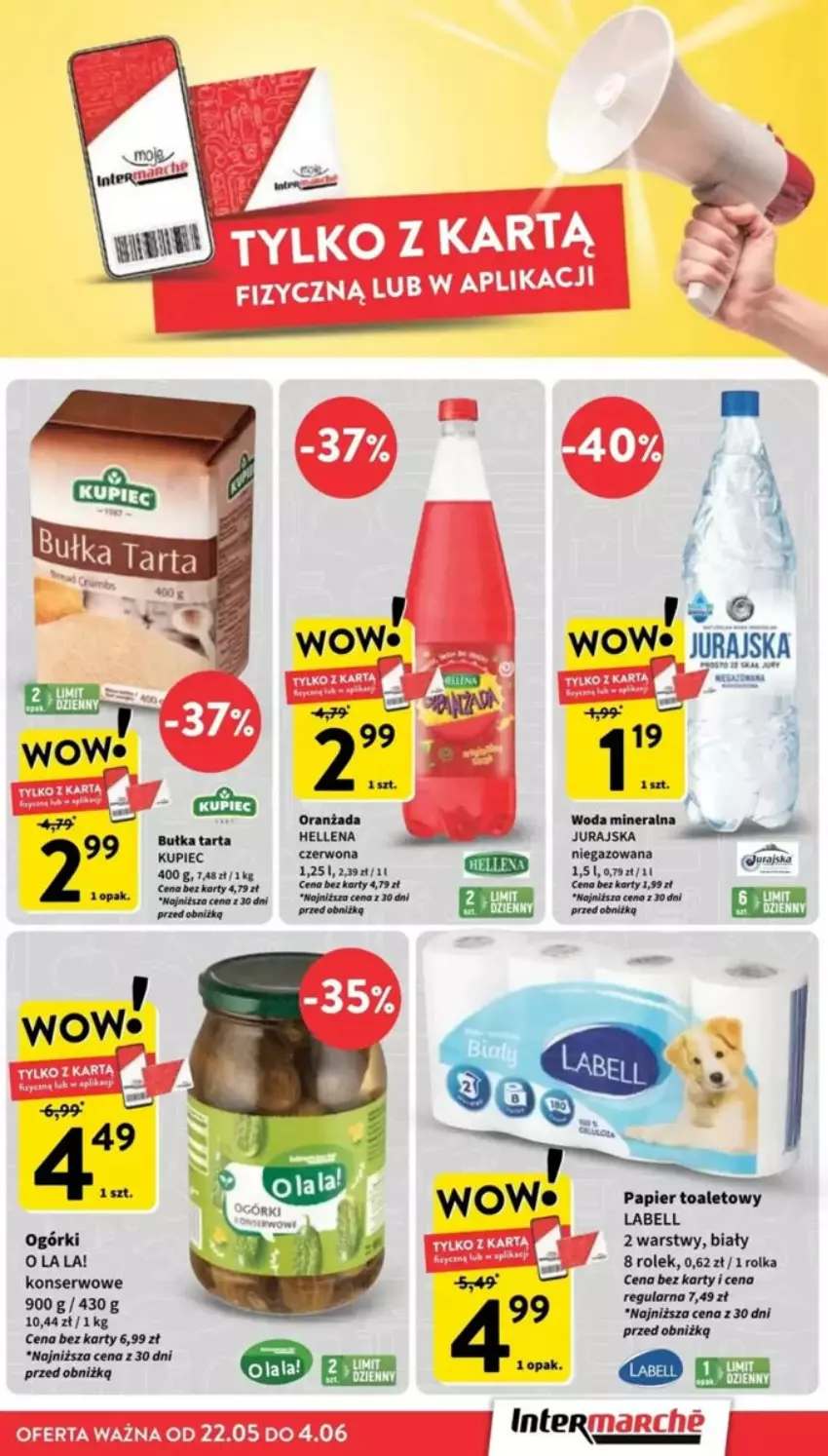 Gazetka promocyjna Intermarche - ważna 22.05 do 28.05.2025 - strona 23 - produkty: Bell, Bułka, Bułka tarta, Hellena, Kupiec, Papier, Papier toaletowy, Piec, Ser, Tarta