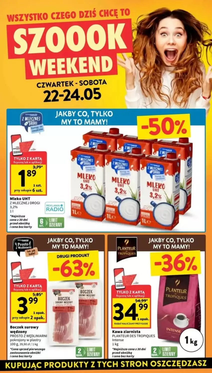 Gazetka promocyjna Intermarche - ważna 22.05 do 28.05.2025 - strona 31 - produkty: Boczek, Fa, Kawa, Kawa ziarnista, Mleko
