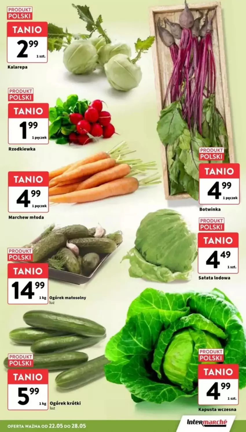 Gazetka promocyjna Intermarche - ważna 22.05 do 28.05.2025 - strona 9 - produkty: Inka, Ogórek