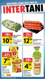 Gazetka promocyjna Intermarche - Gazetka - ważna od 28.05 do 28.05.2025 - strona 28 - produkty: Ser, Hot dog, Jaja, Parówki, Chleb tostowy, Parówki hot dog, Dan Cake, Chleb, Fa