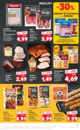 Gazetka promocyjna Kaufland - OFERTA TYGODNIA - Gazetka - ważna od 03.08 do 03.08.2022 - strona 15 - produkty: Salami, Szynka wieprzowa, Bell, Parówki, Szynka, Tarczyński, Kiełbaski białe, Schab wieprzowy, Morliny, Kaszanka, Waga, Kasza, Olewnik