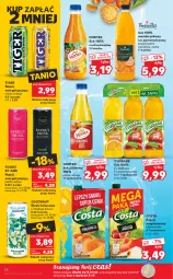 Gazetka promocyjna Kaufland - OFERTA TYGODNIA - Gazetka - ważna od 03.08 do 03.08.2022 - strona 28 - produkty: Sok, Sok jabłkowy, Tiger, Tymbark, Napój niegazowany, Woda, Napój, Olej, Kokos, Hortex