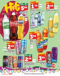Gazetka promocyjna Topaz - Gazetka - Gazetka - ważna od 23.04 do 23.04.2025 - strona 28 - produkty: Top, Napój energetyczny, Cynk, Mirinda, Coca-Cola, Pepsi, Napój gazowany, Fanta, Woda, Sprite, Napój, Nestea, Magnez, Hortex, Fa