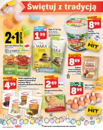 Gazetka promocyjna Topaz - Gazetka - Gazetka - ważna od 23.04 do 23.04.2025 - strona 4 - produkty: Migdały łuskane, Top, Migdały, Jaja, Margaryna, Galaretka, Rodzynki, Delecta, Gala, Kasia, Helio