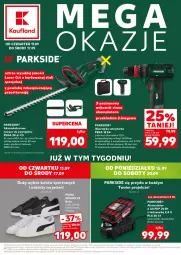 Gazetka promocyjna Kaufland - Kaufland - Gazetka - ważna od 17.09 do 17.09.2025 - strona 1 - produkty: Piec, Puma, Parkside, Sok, Ser, Por, Noż, Buty, Nożyce, Tarka, Wkręt, Sport, Wkrętarka, Akumulator, LG, HP