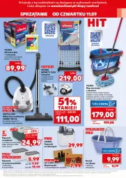 Gazetka promocyjna Kaufland - Kaufland - Gazetka - ważna od 17.09 do 17.09.2025 - strona 13 - produkty: Teleskop, Odkurzacz, Mop, Inka, Rama, Kosz, Pojemnik, Tran, Vileda, Wiadro, Suszarka, Sprzątanie, Orka