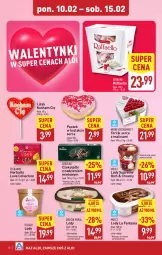 Gazetka promocyjna Aldi - Pełna oferta - Gazetka - ważna od 15.02 do 15.02.2025 - strona 10 - produkty: Pączek, Ser, Koc, Raffaello, Lody, Teekanne, Ferrero, Fanta, Fa