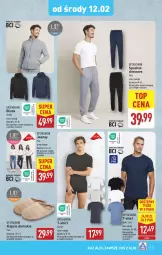 Gazetka promocyjna Aldi - Pełna oferta - Gazetka - ważna od 15.02 do 15.02.2025 - strona 23 - produkty: Top, Kapcie, T-shirt, Dres, Spodnie, Bluza, Spodnie dresowe, Fa