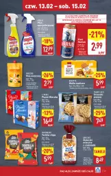 Gazetka promocyjna Aldi - Pełna oferta - Gazetka - ważna od 15.02 do 15.02.2025 - strona 29 - produkty: Piwa, Piwo, Mus, Gra, Orzeszki, Tortilla, Bułeczki, Wafle, Mleczko, Tortilla Chips, Ptasie mleczko, Dan Cake, Bułeczki mleczne, E. Wedel, Orzeszki ziemne, Harnaś