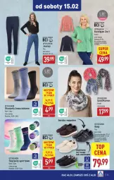 Gazetka promocyjna Aldi - Pełna oferta - Gazetka - ważna od 15.02 do 15.02.2025 - strona 33 - produkty: Top, Por, Buty, Kardigan, Szal, Karp, Sport, K2, Fa