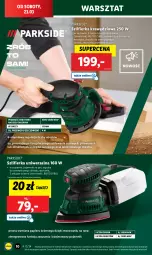 Gazetka promocyjna Lidl - KATALOG PARKSIDE - Gazetka - ważna od 24.03 do 24.03.2024 - strona 10 - produkty: Piec, Parkside, Top, Papier, Pojemnik, Szlifierka, Ogród, Lakier
