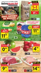 Gazetka promocyjna Intermarche - Gazetka promocyjna - Gazetka - ważna od 19.08 do 19.08.2026 - strona 1 - produkty: Piwa, Piwo, Kurczak, Gra, Filet z piersi kurczaka, Papryka czerwona, Papryka, Karkówka wieprzowa, Tyskie, Lody, Zielona Budka, Arbuz, Grill