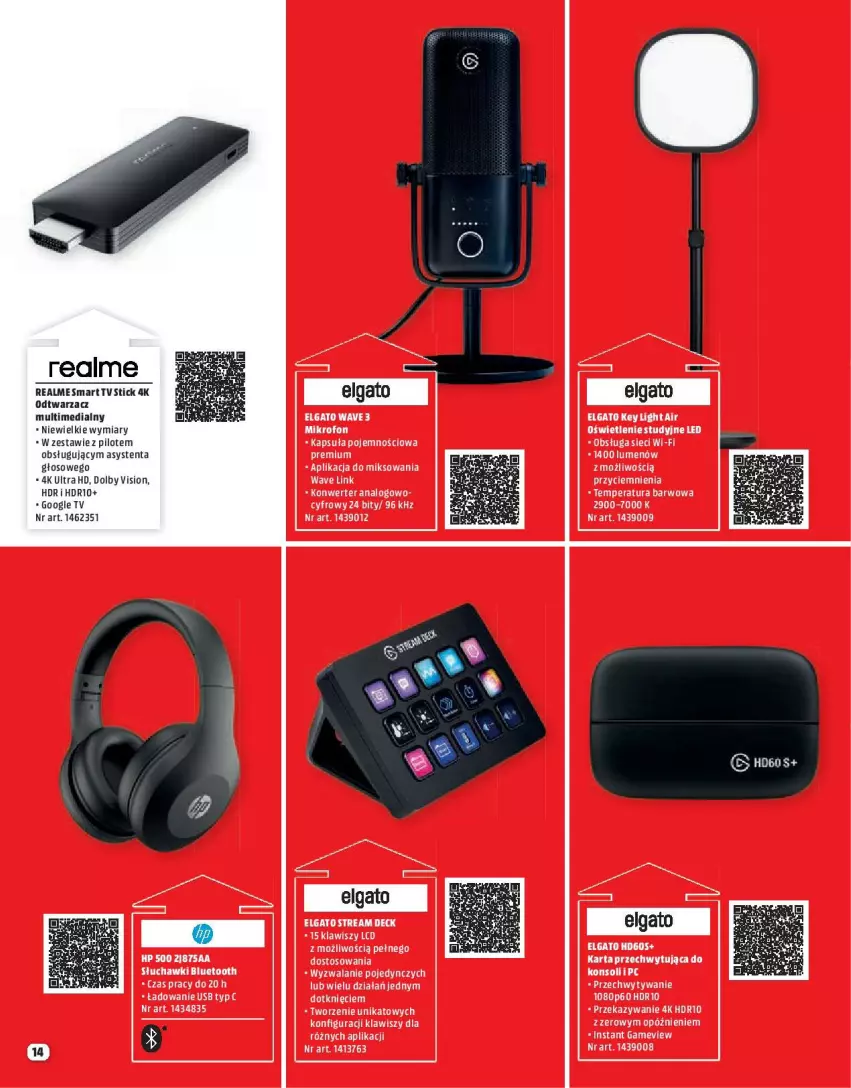 Gazetka promocyjna Media Markt - Gazetka Media Markt - ważna 01.04 do 30.04.2022 - strona 14 - produkty: HP, LG, Mikrofon, Słuchawki, Słuchawki bluetooth