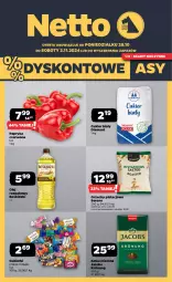 Gazetka promocyjna Netto - Netto Gazetka Food 44/24A - Gazetka - ważna od 02.11 do 02.11.2024 - strona 1 - produkty: Ser, Cukier, Papryka czerwona, Papryka, Beskidzki, Kawa mielona, Kawa, Diamant, Jacobs Krönung, Olej rzepakowy, Cukierki, Jacobs, Olej