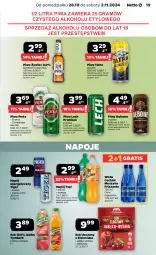Gazetka promocyjna Netto - Netto Gazetka Food 44/24A - Gazetka - ważna od 02.11 do 02.11.2024 - strona 19 - produkty: Piwa, Piwo, Top, Sok, Por, Mus, Gra, Napój energetyczny, Napoje, Tatra, Perła, Tiger, Tymbark, Szyna, Woda, Napój, Lech Premium