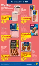 Gazetka promocyjna Lidl - Gazetka ważna od 7.04 do 8.04 - Gazetka - ważna od 08.04 do 08.04.2026 - strona 19 - produkty: Piec, Kurczak, Polędwica, Duda, Szynka, PIKOK, Boczek, Frankfurterki