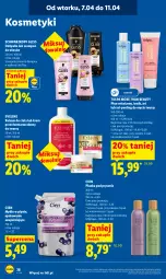 Gazetka promocyjna Lidl - Gazetka ważna od 7.04 do 8.04 - Gazetka - ważna od 08.04 do 08.04.2026 - strona 42 - produkty: Mydło w płynie, Eveline, Płyn micelarny, Balsam do ciała, Pianka pod prysznic, Schwarzkopf, Krem przeciwzmarszczkowy, Tołpa, Tonik, Mars, Szampon, Peeling, Odżywka, Mydło
