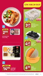 Gazetka promocyjna Aldi - Katalog spożywczy - Gazetka - ważna od 30.07 do 30.07.2022 - strona 25 - produkty: Piec, Jeżyny, Tusz, Sushi, Pieczarki krojone, Melon
