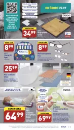 Gazetka promocyjna Aldi - Katalog spożywczy - Gazetka - ważna od 30.07 do 30.07.2022 - strona 35 - produkty: Por, Mop, Mata łazienkowa, Wałek, LANA, Torba, Chusteczki, Płyta, Manicure i pedicure, Okulary do czytania, Waga