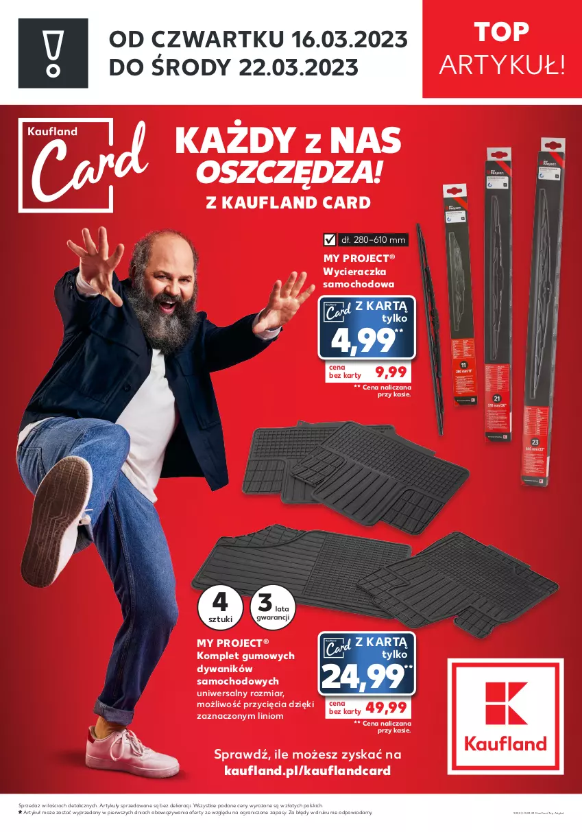 Gazetka promocyjna Kaufland - ZAPOWIEDŹ NASTĘPNEJ OFERTY - ważna 09.03 do 15.03.2023 - strona 1 - produkty: Dywan, Dywanik, Gra, Top, Wycieraczka