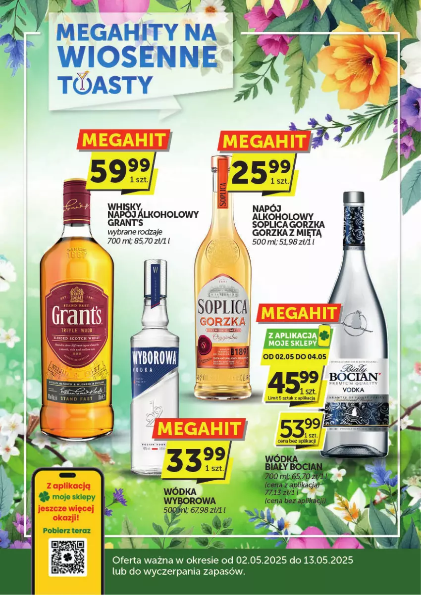 Gazetka promocyjna ABC - ważna 30.04 do 13.05.2025 - strona 1 - produkty: Gra, Napój, Soplica, Tera, Whisky, Wódka