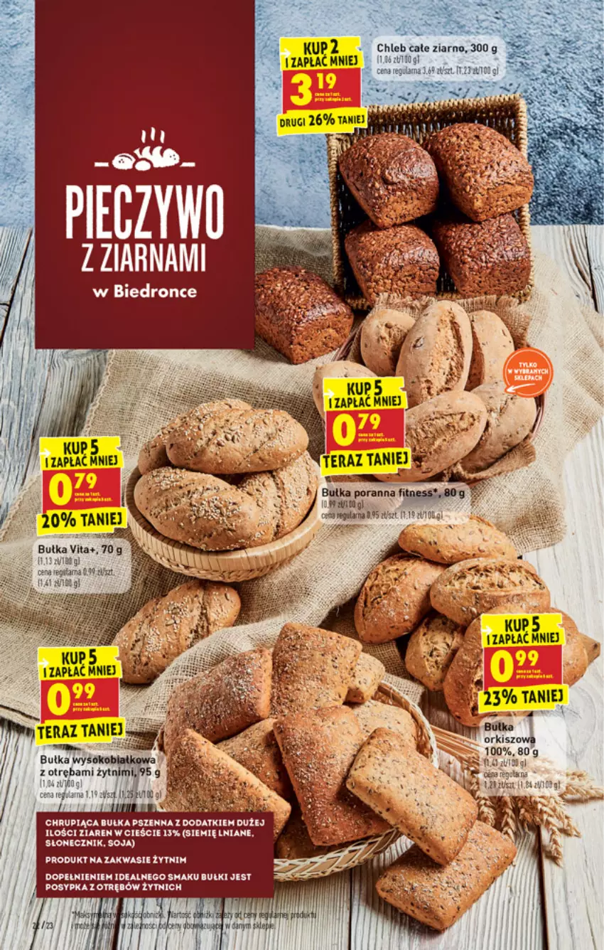 Gazetka promocyjna Biedronka - W tym tygodniu - ważna 04.05 do 08.05.2021 - strona 22 - produkty: Bułka, Chleb, Piec, Pieczywo, Por