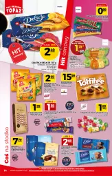 Gazetka promocyjna Topaz - Gazetka - Gazetka - ważna od 19.05 do 19.05.2021 - strona 14 - produkty: Lajkonik, Cukier, Praliny, Klej, Mleczko, Czekolada, Galaretki, Rurki, Ptasie mleczko, Toffifee, Delicje, Baton, Lorenz, E. Wedel, Cukierki, Gala, Lanki, Krakersy