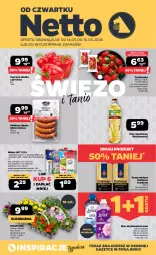 Gazetka promocyjna Netto - Od Czwartku - Gazetka - ważna od 16.05 do 16.05.2026 - strona 1 - produkty: Gra, Papryka słodka, Papryka, Dallmayr, Kawa mielona, Kawa, Mlekovita, Tera, Płyn do płukania, Olej rzepakowy, Olej, Kiełbasa, Lenor, Mleko, Kiełbasa śląska