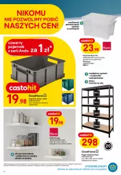 Gazetka promocyjna Castorama - Gazetka - ważna od 07.02 do 07.02.2023 - strona 10 - produkty: Sok, Ser, Por, Bateria kuchenna, Rama, Zlew, Stołek, Pojemnik, Regał, Półka, Syfon, Bateria, Astor, Regał metalowy, Pokrywa