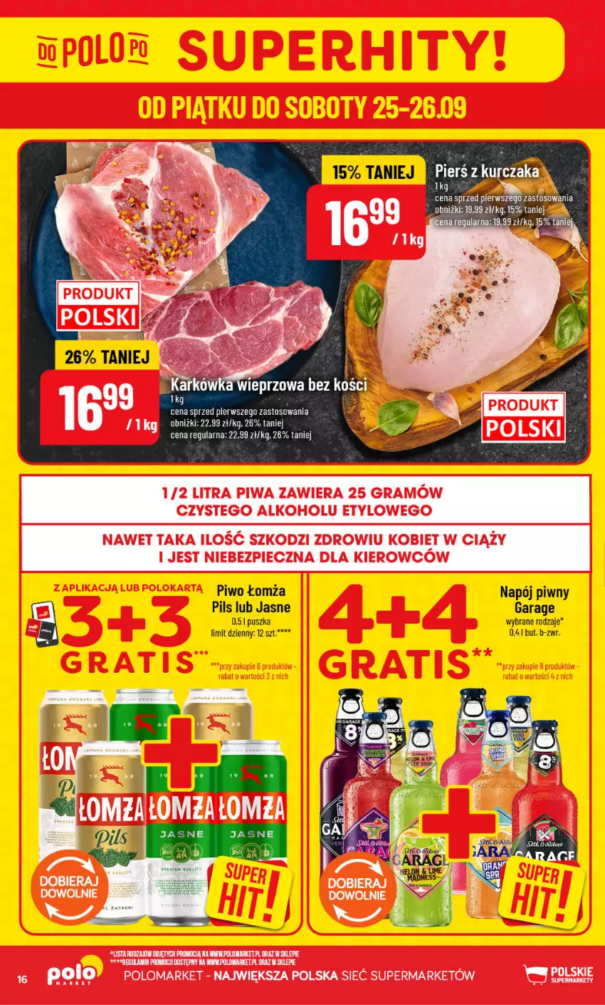 Gazetka promocyjna PoloMarket - Gazetka POLOmarket - ważna 23.09 do 29.09.2026 - strona 16 - produkty: Fa, Gra, Napój, Piec, Piwa, Piwo