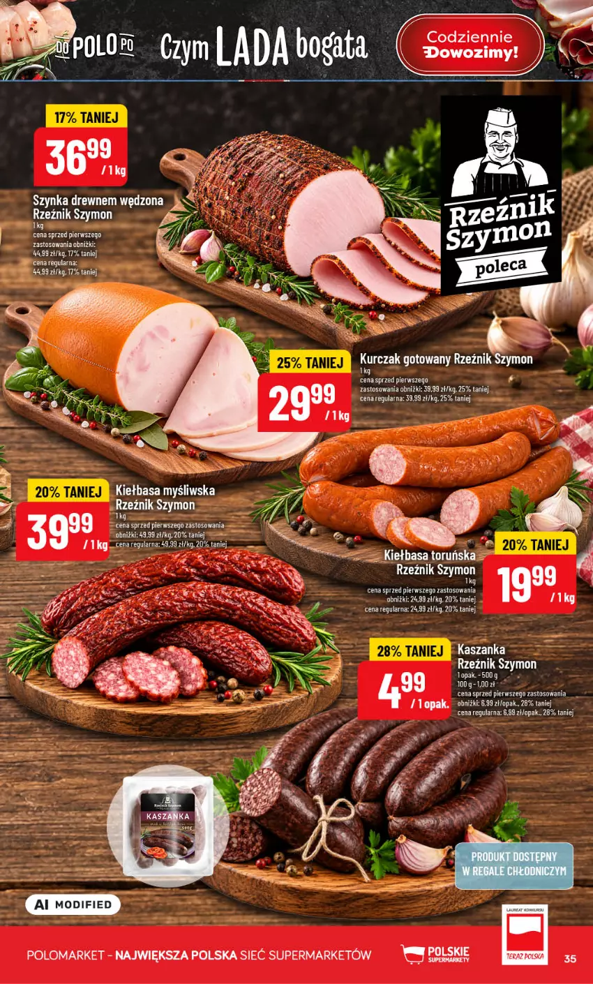 Gazetka promocyjna PoloMarket - Gazetka POLOmarket - ważna 23.09 do 29.09.2026 - strona 35 - produkty: Anew, Kurczak, Kurczak gotowany, Szynka