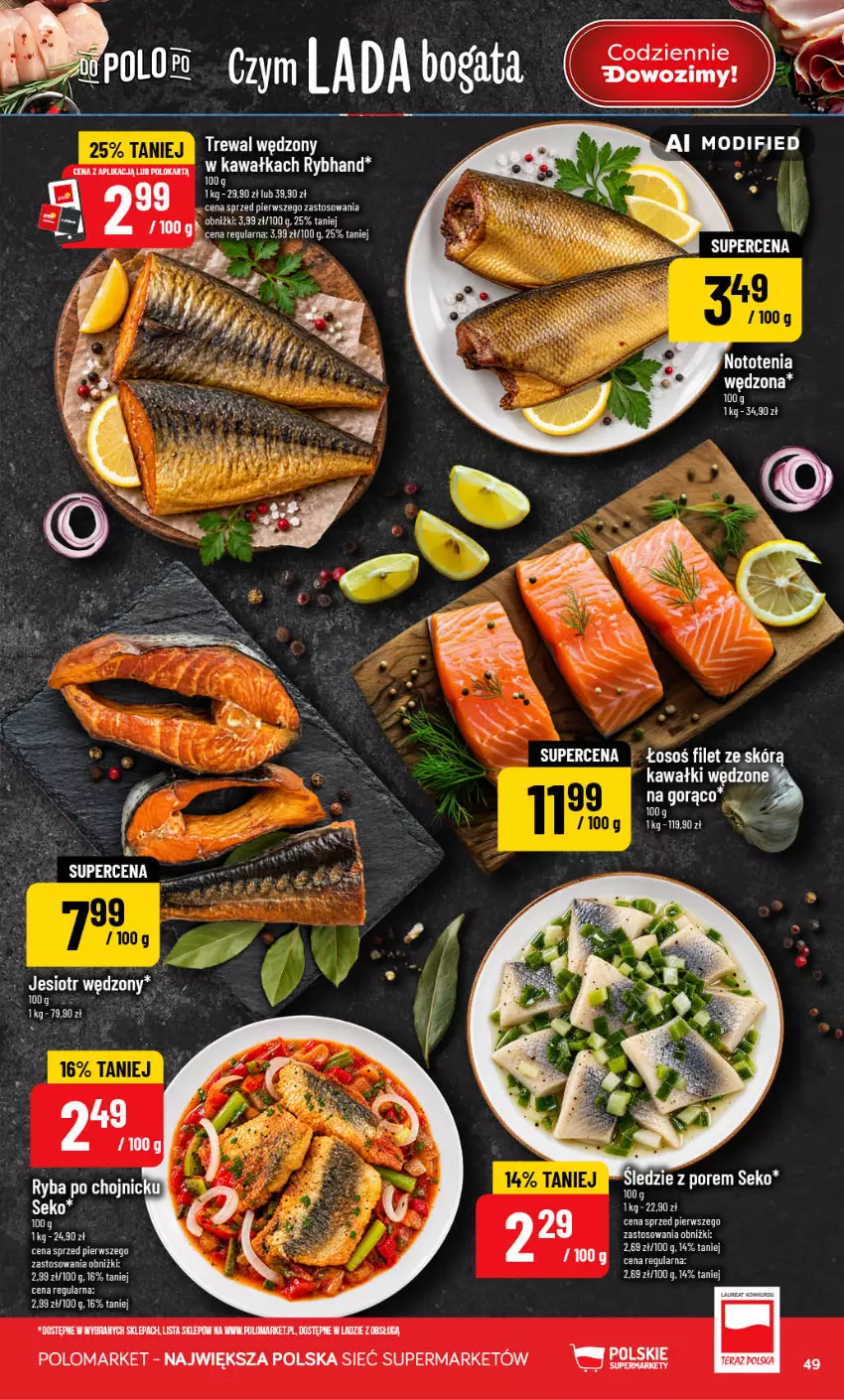 Gazetka promocyjna PoloMarket - Gazetka POLOmarket - ważna 23.09 do 29.09.2026 - strona 49 - produkty: Kawa, Nototenia, Por, Ryba, SEKO