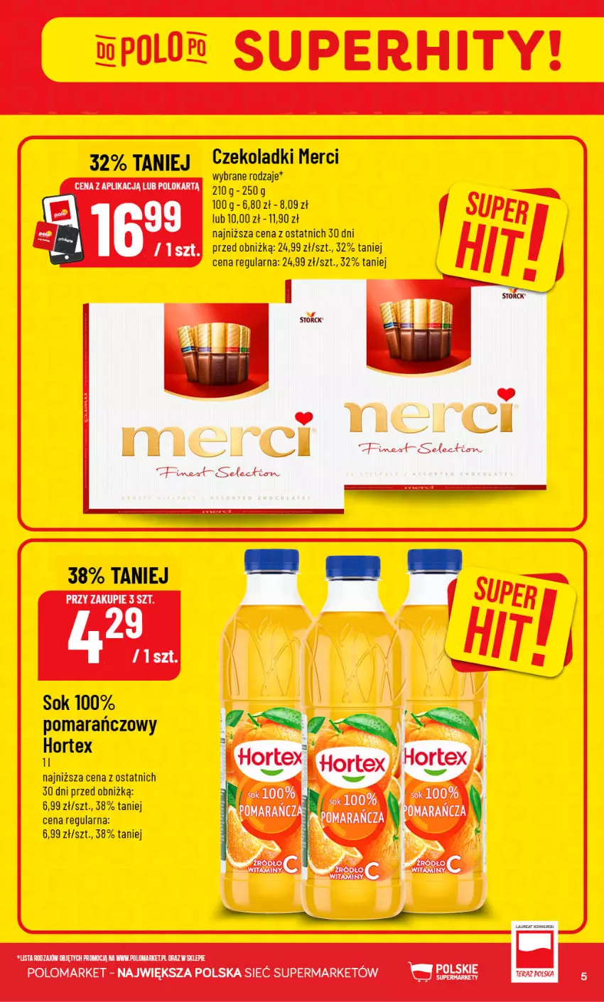 Gazetka promocyjna PoloMarket - Gazetka POLOmarket - ważna 23.09 do 29.09.2026 - strona 5 - produkty: Hortex, Merci, Sok