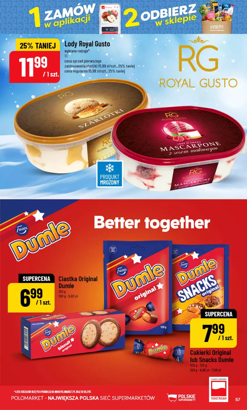 Gazetka promocyjna PoloMarket - Gazetka POLOmarket - ważna 23.09 do 29.09.2026 - strona 57 - produkty: Ciastka, Cukier, Cukierki, Gin, Laur