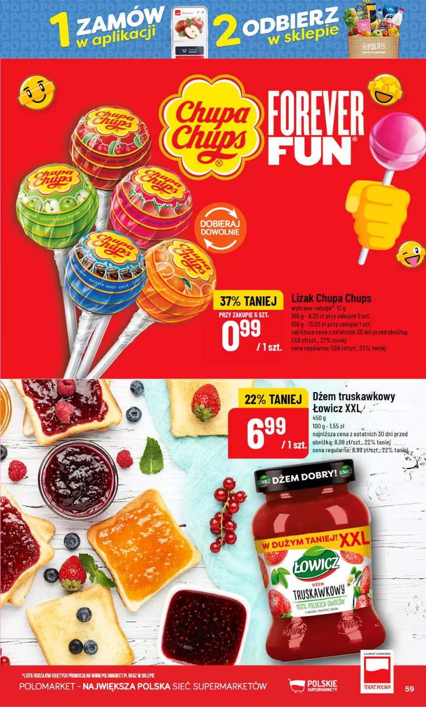 Gazetka promocyjna PoloMarket - Gazetka POLOmarket - ważna 23.09 do 29.09.2026 - strona 59 - produkty: Chupa Chups, Dżem