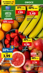 Gazetka promocyjna Lidl - GAZETKA - Gazetka - ważna od 03.02 do 03.02.2024 - strona 16 - produkty: Banany, Sok, Ser, Gra, Truskawki, Pomarańcze, Owoce, Chleb, Olej, Jabłka, Grejpfrut