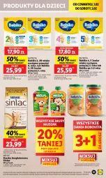 Gazetka promocyjna Lidl - GAZETKA - Gazetka - ważna od 03.02 do 03.02.2024 - strona 39 - produkty: Mus, BoboVita, Sinlac, O nas, Bebiko, Dzieci, Nestlé, Mleko