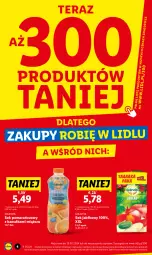 Gazetka promocyjna Lidl - GAZETKA - Gazetka - ważna od 03.02 do 03.02.2024 - strona 4 - produkty: Sok pomarańczowy, Sok, Kawa, Tera, Sok jabłkowy