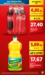 Gazetka promocyjna Lidl - GAZETKA - Gazetka - ważna od 03.02 do 03.02.2024 - strona 9 - produkty: Kujawski, Coca-Cola, Olej rzepakowy, Olej