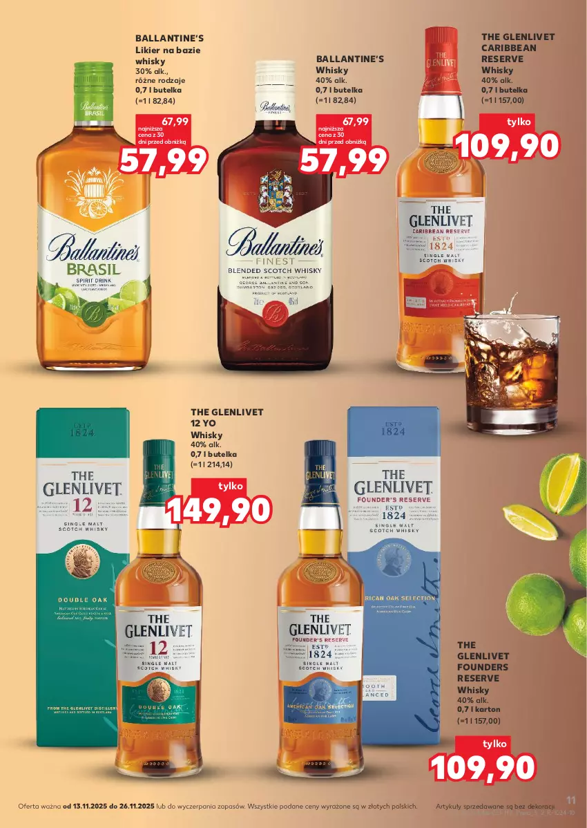 Gazetka promocyjna Kaufland - Barek Kauflandu - ważna 13.11 do 26.11.2025 - strona 11 - produkty: Likier, Ser, Whisky
