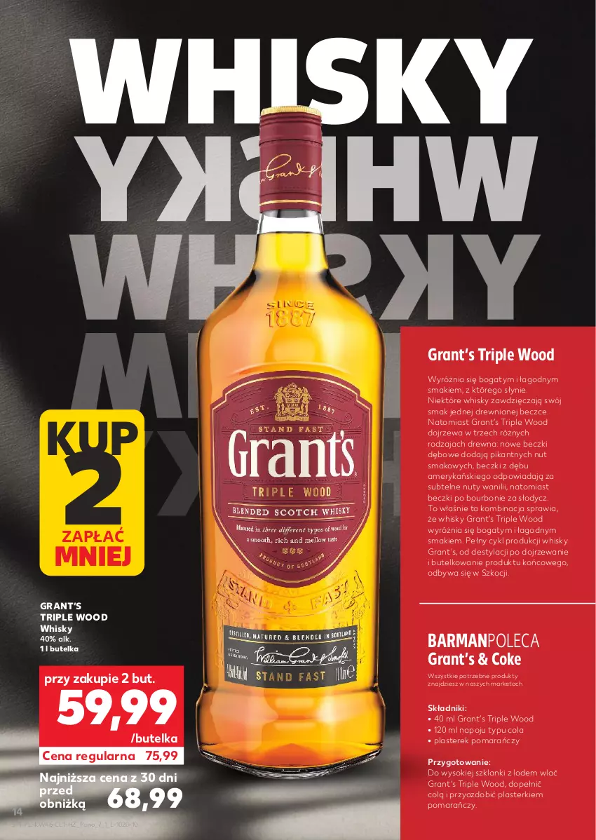 Gazetka promocyjna Kaufland - Barek Kauflandu - ważna 13.11 do 26.11.2025 - strona 14 - produkty: Bourbon, Gra, Koc, Lanki, Nuty, Plasterki, Sok, Whisky
