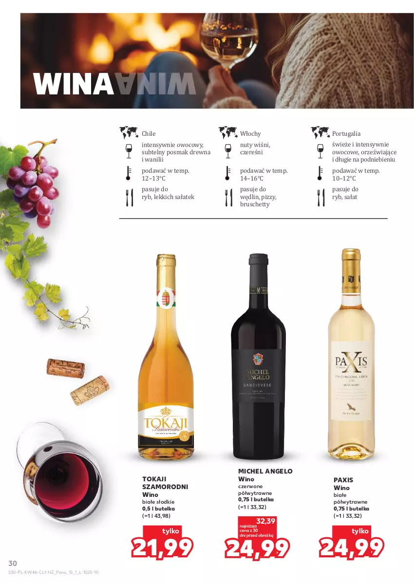 Gazetka promocyjna Kaufland - Barek Kauflandu - ważna 13.11 do 26.11.2025 - strona 30 - produkty: Nuty, Pax, Por, Sałat, Tokaji, Wino, Wino białe, Wino czerwone