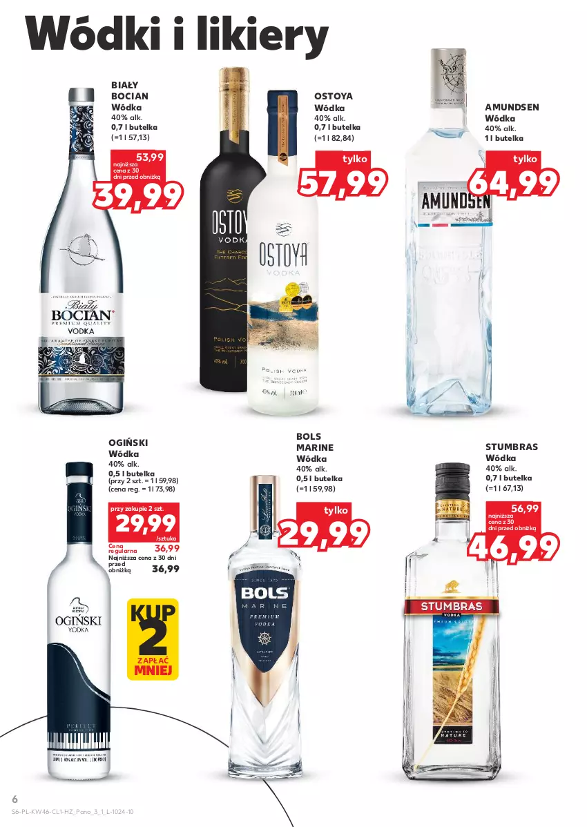 Gazetka promocyjna Kaufland - Barek Kauflandu - ważna 13.11 do 26.11.2025 - strona 6 - produkty: Amundsen, Biały Bocian, Bols, Likier, Ogiński, Wódka