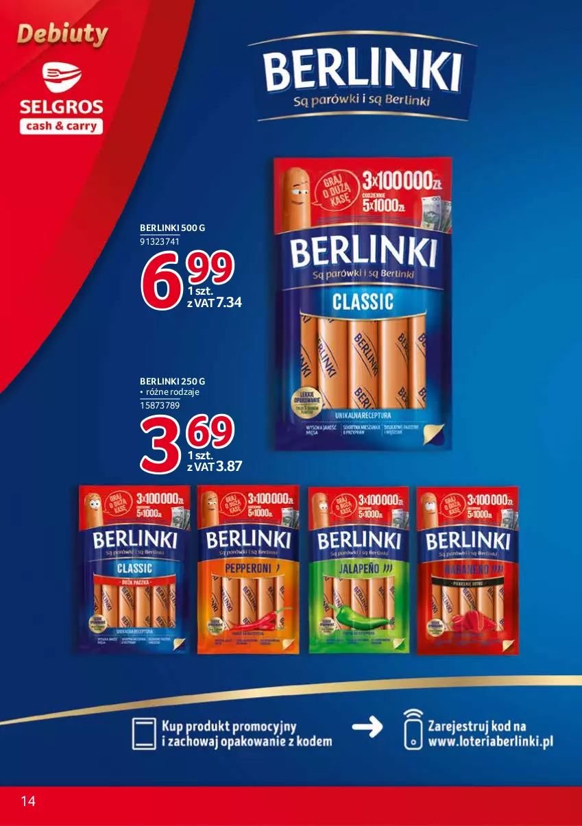 Gazetka promocyjna Selgros - Debiuty w Selgros - ważna 14.10 do 27.10.2021 - strona 14 - produkty: Berlinki