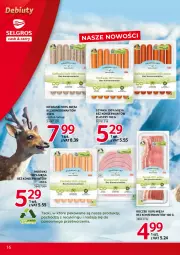 Gazetka promocyjna Selgros - Debiuty w Selgros - Gazetka - ważna od 27.10 do 27.10.2021 - strona 16 - produkty: Ser, Parówki, Szynka, Boczek