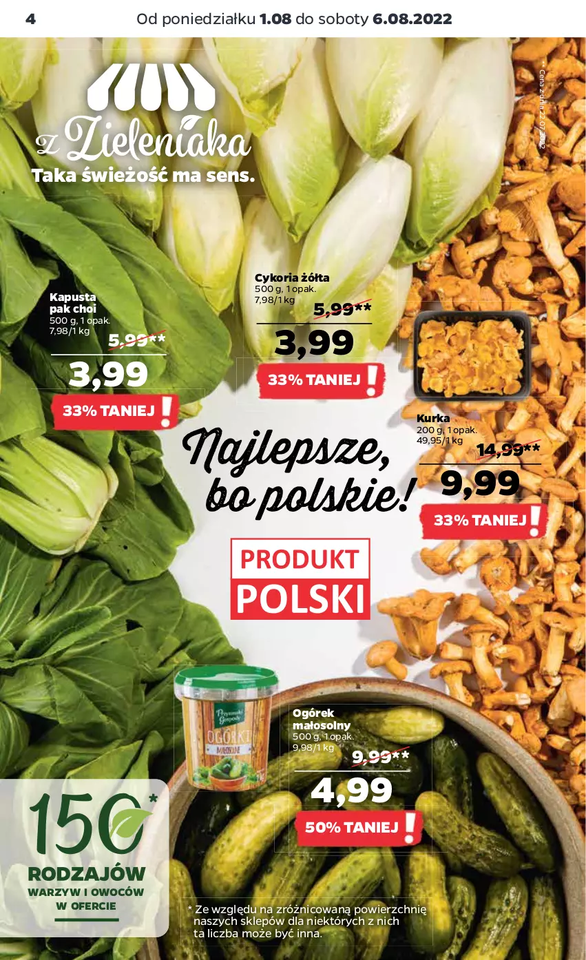 Gazetka promocyjna Netto - Artykuły spożywcze - ważna 01.08 do 06.08.2022 - strona 4 - produkty: Ogórek