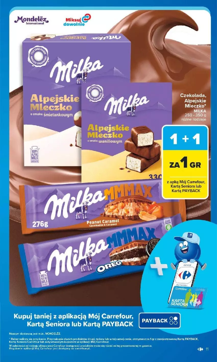 Gazetka promocyjna Carrefour - Gazetka Carrefour Arkadia w SUMIE Zmieniliśmy się dla Ciebie - ważna 24.08 do 30.08.2026 - strona 11 - produkty: Czekolada, LG, Mleczko